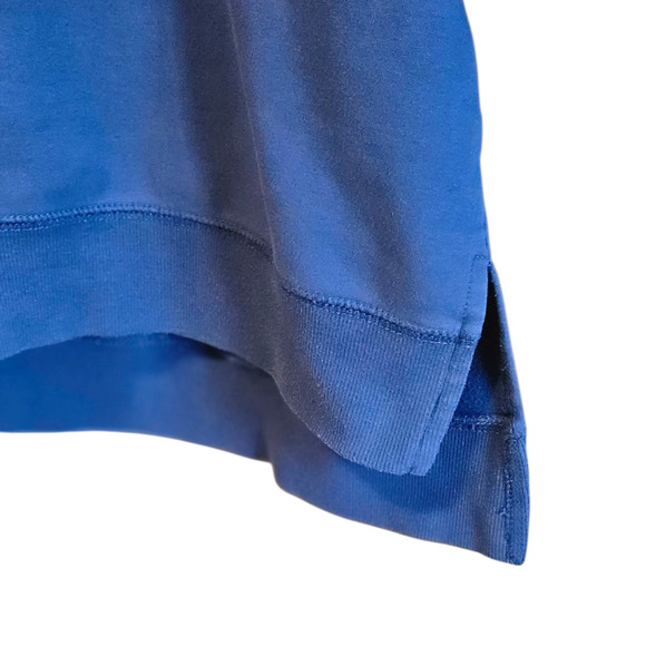 But First Coffee Sweatshirt Blue Women's XLarge - Picture 3 of 6